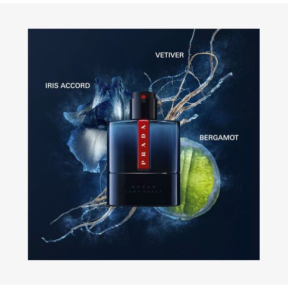 NIB Prada Luna Rossa Ocean, 3.3oz, $134 - Picture 3 of 7